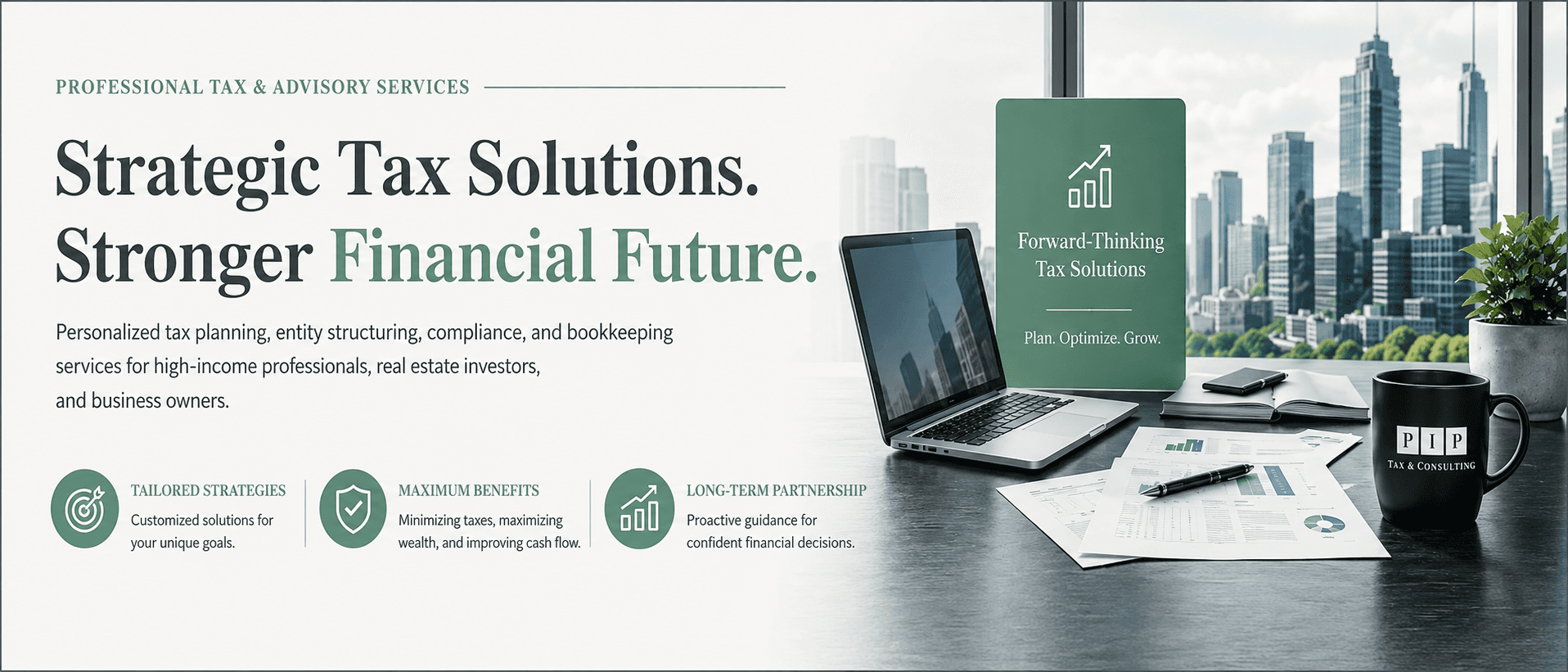 PIP Tax & Consulting banner